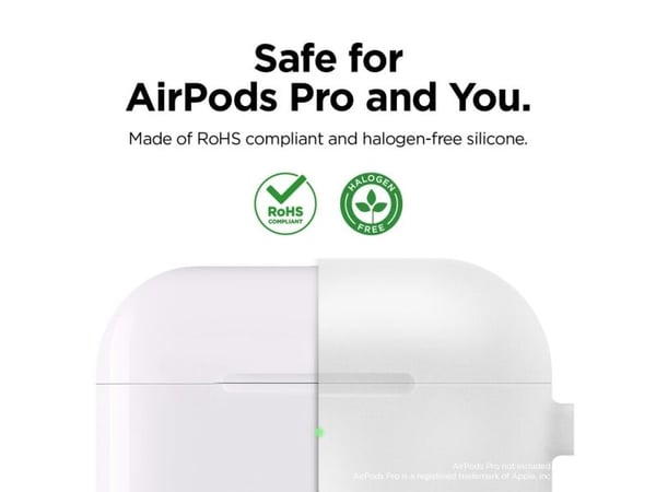 elago Original - Eske for trådløse øretelefoner - silikon - nattgloblå - for Apple AirPods Pro