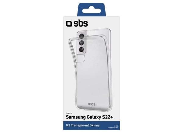 SBS TESKINSAS22PT, Etui, Samsung, Galaxy S22+, 16,8 cm (6.6"), Gjennomsiktig