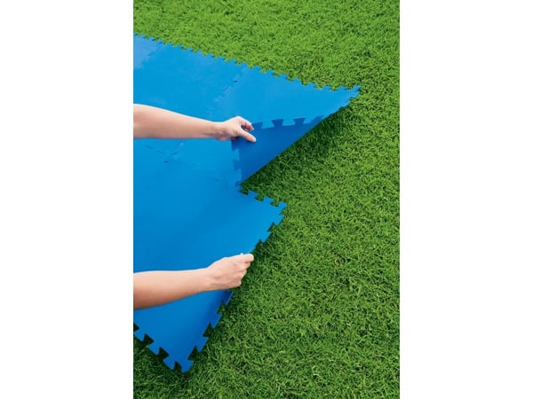 Bestway 58220, Gulv beskytter, Cyan, Polyethylen, 500 mm, 500 mm, 4 mm