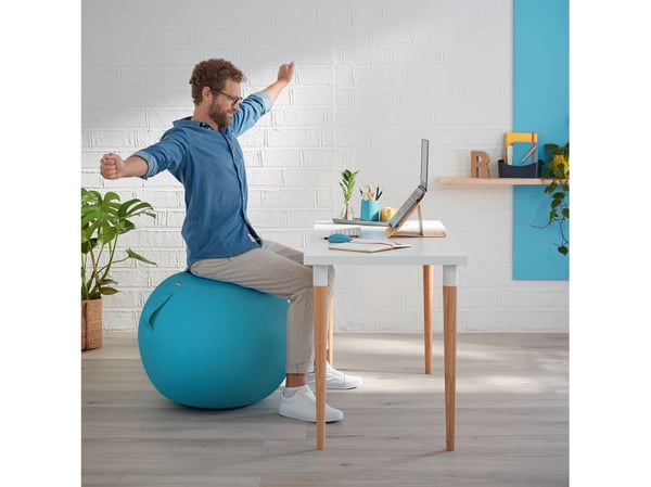 Ergonomisk balancebold Leitz Cosy blå