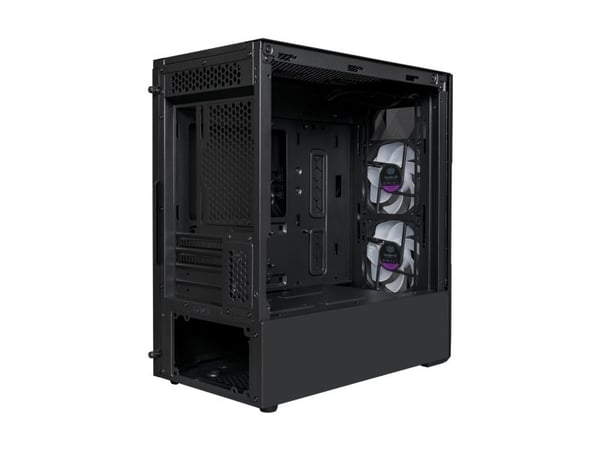 Cooler Master MasterBox TD300 MESH - Tower - micro ATX - sidepanel med vindu (herdet glass) - ingen strømforsyning (ATX) - svart - USB/lyd