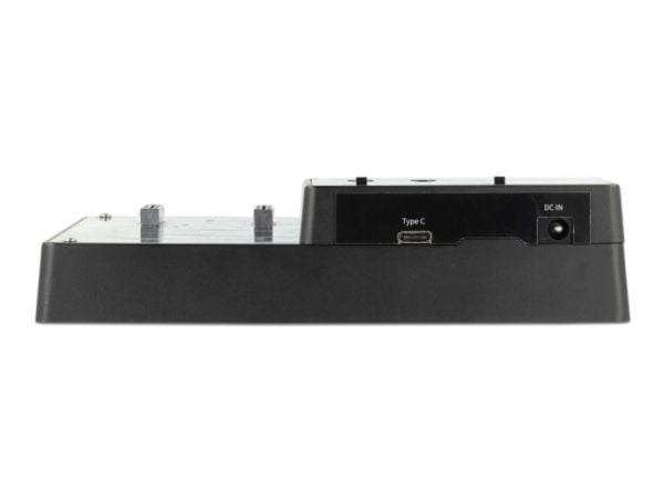 Delock - SSD-dokkestasjon - brønner: 4 - M.2 - M.2 NVMe Card - USB 3.2 (Gen 2) - svart