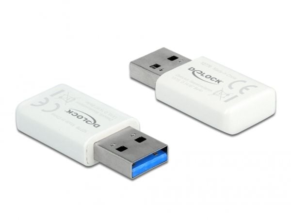 DeLOCK 12770, Langaton, USB, WLAN, 5000 Mbit/s, Valkoinen