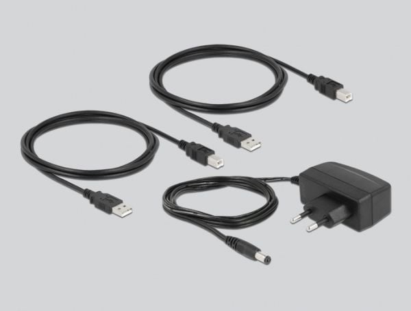 Delock - USB-periferdelesvitsj - 4 x USB 2.0 - stasjonær