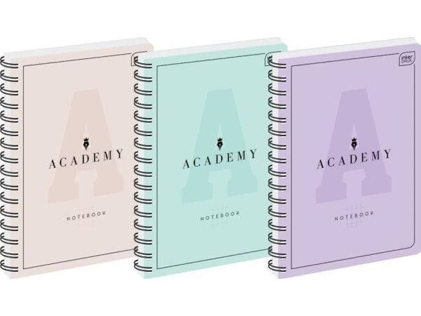 Academy pastel notatbok A5/100K rute (5 stk.)