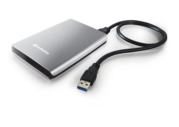 Verbatim Store 'n' Go Portable - Harddisk - 2 TB - ekstern (bærbar) - USB 3.0 - 5400 rpm - sølv