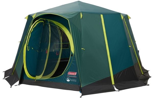 Coleman Octagon, Camping, Hard ramme, 8 person(er), 15,7 m², 20,6 kg, Grønn, Gul