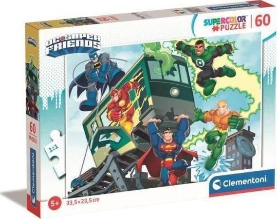 Clementoni Supercolor DC Comics Super Friends, 60 stykker, Komikk, 5 år