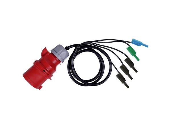 Metrel A 1642 Mittaussovitin CEE-liitin 32 A 5-napainen - banaanipistoke 4 mm