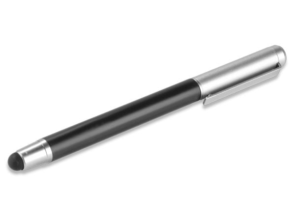 4smarts 2play Stylus Pen 2in1 - Penna/kulspetspenna för mobiltelefon, surfplatta - svart