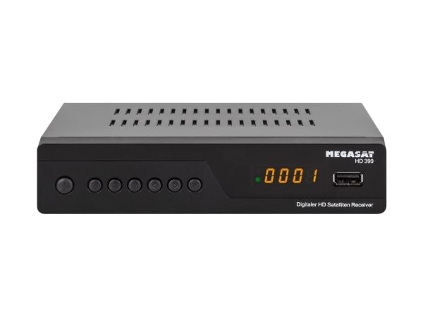 Megasat HD 390, Kabel, Full HD, DVB-S, DVB-S2, 576i, 1080p, 4:3,16:9, MP3
