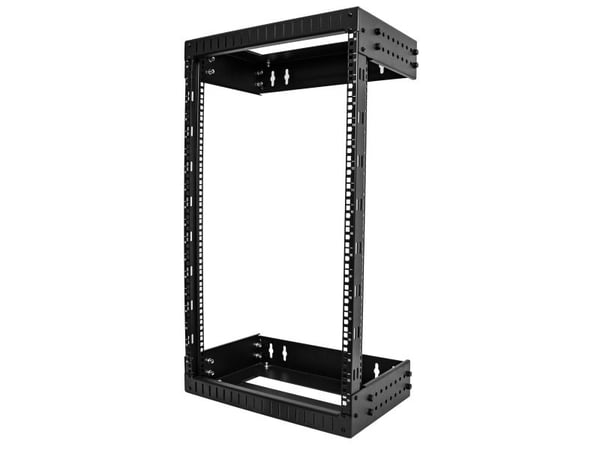 StarTech.com RACK-18U-20-WALL-OA, Seinään asennettava laitekehikko, 18U, 90 kg, 15,2 kg, Musta