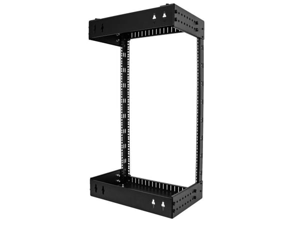StarTech.com RACK-18U-20-WALL-OA, Seinään asennettava laitekehikko, 18U, 90 kg, 15,2 kg, Musta
