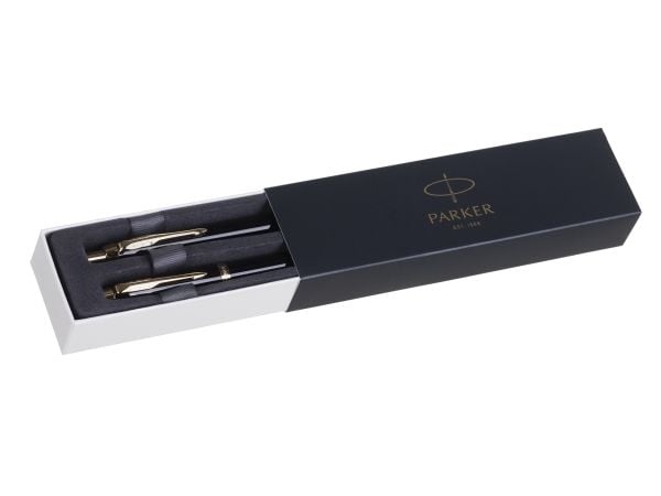 Parker Duo Set IM GT kuulakärkikynä + täytekynä musta/kultainen