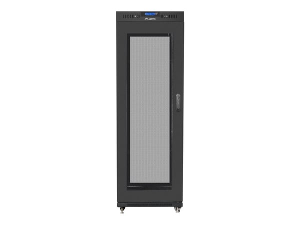 Lanberg - Rack skap - med display, 4 kjølevifter - svart, RAL 9004 - 37U - 19"