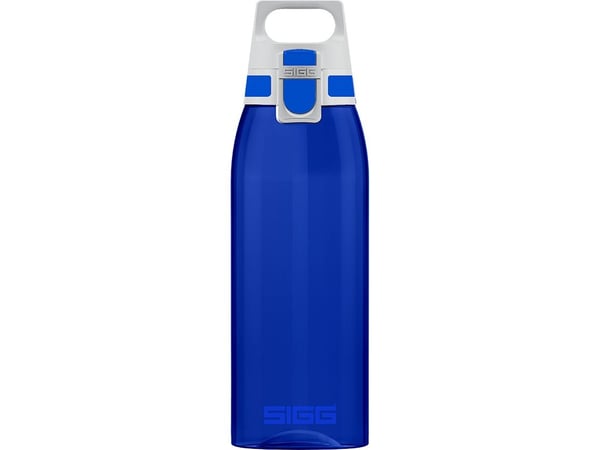 SIGG Total Color Blue, 1000 ml, Daglig användning, Fysisk träning, Idrott, Blå, Tritan, Vuxen, Monokromatiskt