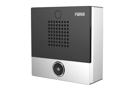 Fanvil I10S, Koblet med ledninger (ikke trådløs), IP54, -20 - 50 °C, Sort, Metallisk, Vegg