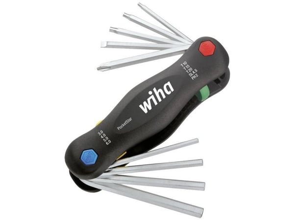 Wiha PocketStar, 12 cm, Lasikuitu, Monivärinen