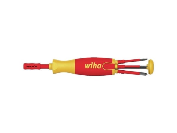 Wiha bithåndtag SlimVario 1000 V, med 6 bits