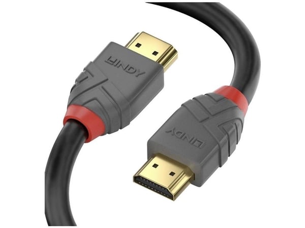 Lindy 36967, 10 m, HDMI Typ A (standard), HDMI Typ A (standard), 3D kompatibilitet, 10,2 Gbit/s, Svart, Grå