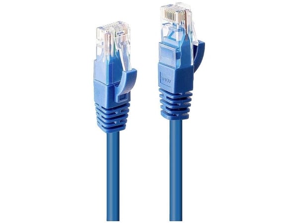 Lindy 48025, 30 m, Cat6, U/UTP (UTP), RJ-45, RJ-45, Sininen