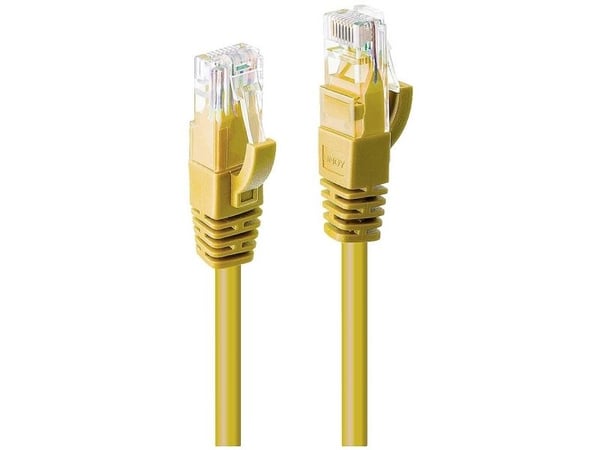 Lindy 48065, 5 m, Cat6, U/UTP (UTP), RJ-45, RJ-45, Gult