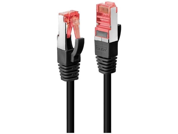 Lindy 47778, 1,5 m, Cat6, S/FTP (S-STP), RJ-45, RJ-45, Svart