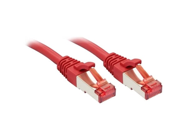 Lindy 47731, 0,5 m, Cat6, S/FTP (S-STP), RJ-45, RJ-45, Rød