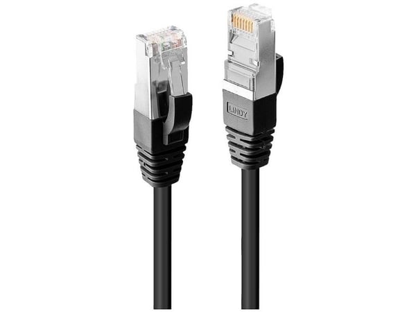 Lindy 45600, 0,3 m, Cat6, S/FTP (S-STP), RJ-45, RJ-45, Sort