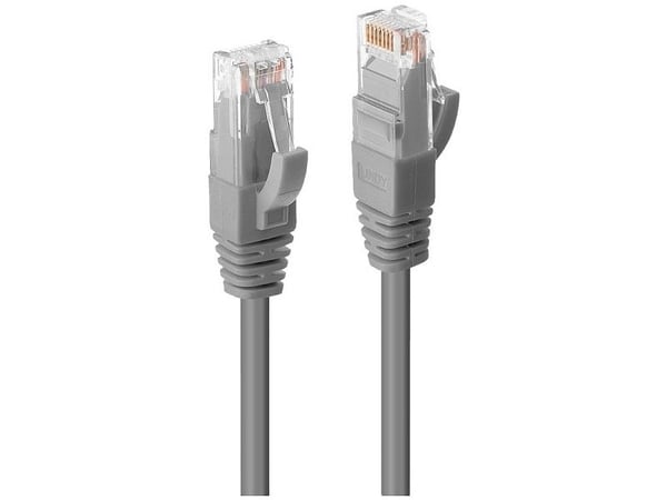 Lindy 45410, 30 m, Cat6, U/UTP (UTP), RJ-45, RJ-45, Grå