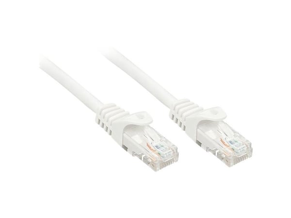 Lindy 48207, 10 m, Cat6, U/UTP (UTP), RJ-45, RJ-45, Hvit