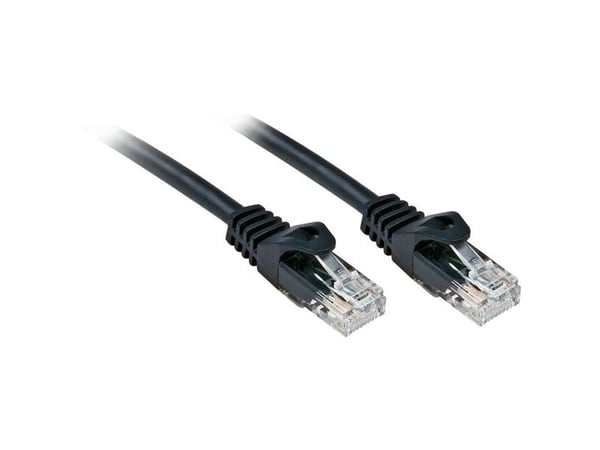 Lindy 48197, 10 m, Cat6, U/UTP (UTP), RJ-45, RJ-45, Svart