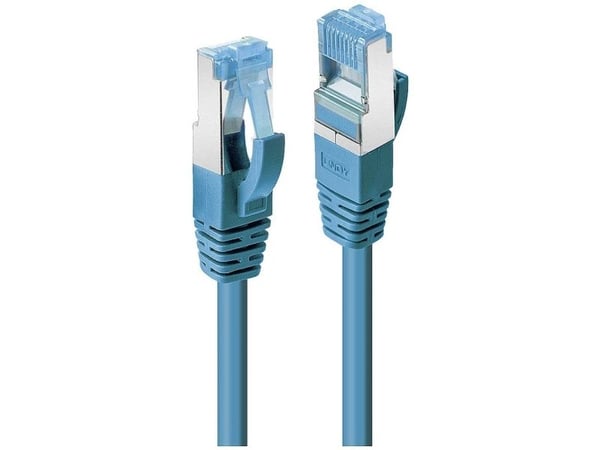 Lindy 47153, 10 m, Cat6a, S/FTP (S-STP), RJ-45, RJ-45, Blå
