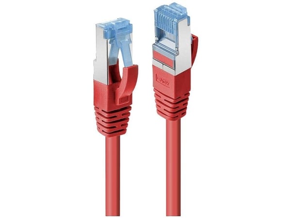 Lindy 47164, 2 m, Cat6a, S/FTP (S-STP), RJ-45, RJ-45, Rød