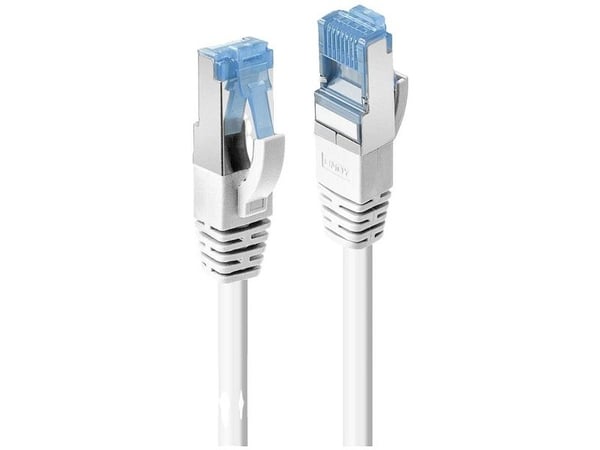 Lindy 47198, 10 m, Cat6a, S/FTP (S-STP), RJ-45, RJ-45, Hvit