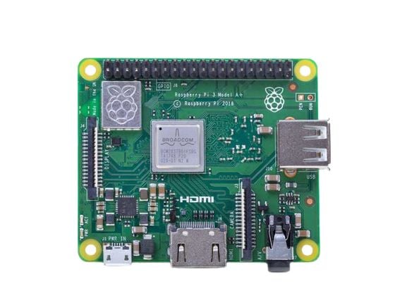 Raspberry Pi 3 Model A+ - Enkeltbrettsdatamaskin - Broadcom BCM2837B0 / 1.4 GHz - RAM 512 MB - 802.11a/b/g/n/ac, Bluetooth 4.2