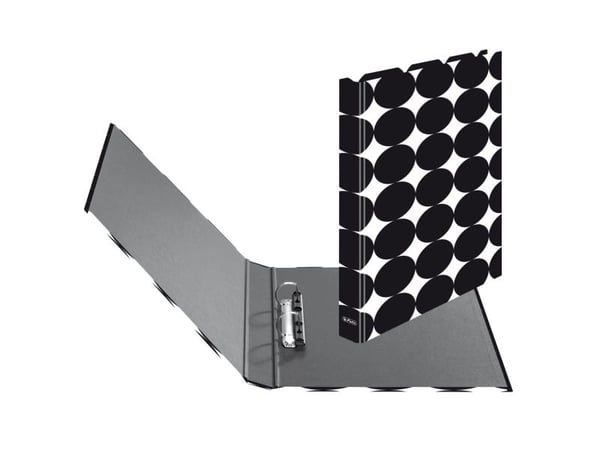 Herlitz maX.file, A4, D-ring, Oppbevaring, Sort, Hvit, Tyskland