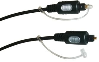 Schwaiger - Digital audiokabel (optisk) - SPDIF - TOSLINK hann til TOSLINK hann - 1.5 m - fiberoptisk - svart