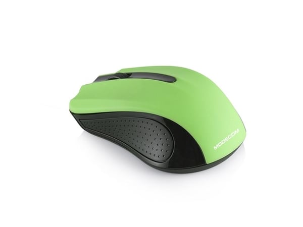 Modecom MC-WM9, Molempikätinen, Optinen, Langaton RF, 1200 DPI, Musta, Vihreä