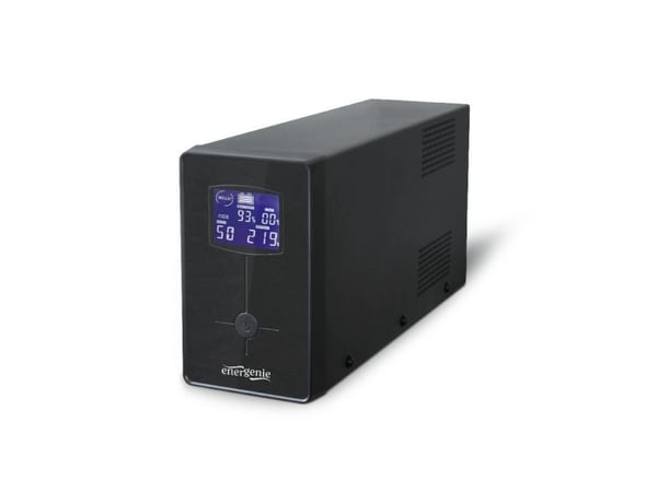 EnerGenie EG-UPS-031 - UPS - AC 220 V - 390 watt - 650 VA - 7 Ah - utgangskontakter: 3 - svart