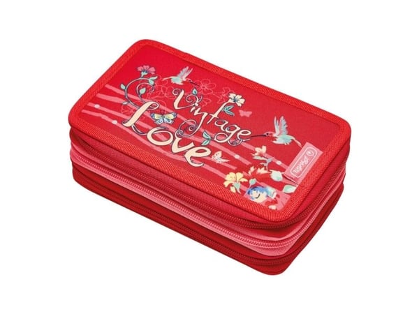 Herlitz TriCase - Penal - 31 pieces - polyester - Vintage Love