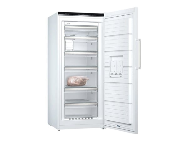 Siemens GS51NAWCV, 290 L, 21 kg/24h, SN-T, No Frost -järjestelmä, C, Valkoinen