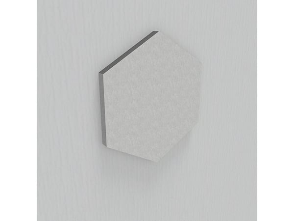 Lydabsorbent Honey EcoSUND, 600x520x50 mm Hvid, tekstil lamineret