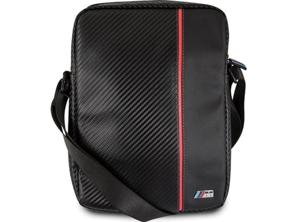 BMW BMTB8CAPRBK nettbrettveske 8" sort Carbon / rød stripe