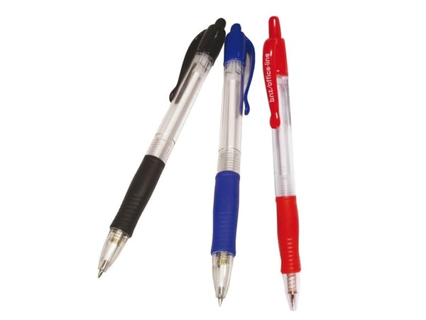 Kuglepen BNT Office, 0,7 mm, sort, pakke a 50 stk.