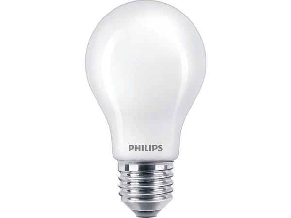 Philips - LED-lyspære - form: A60 - mattslipt finish - E27 - 3.4 W (ekvivalent 40 W) - klasse D - varmt hvitt lys - 2200-2700 K