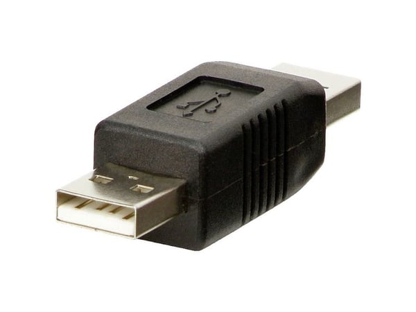 Lindy 71229, USB A, USB A, Svart