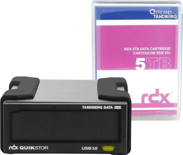 Overland-Tandberg 8882-RDX, Lagringsdrev, RDX-patron, USB 3.2 Gen 1 (3.1 Gen 1), HDD, UL 60950, CSA C22.2 No. 60950, IEC 60950/ EN60950 FCC 47CFR, ...