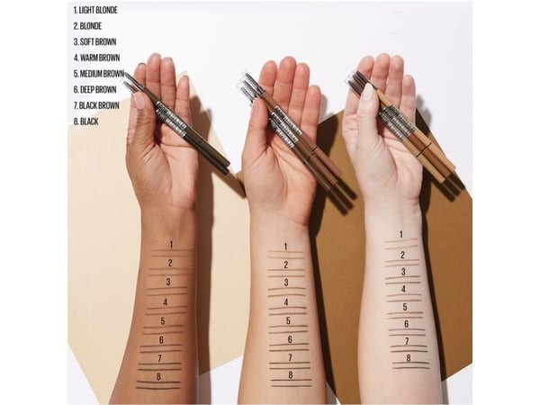 MAYBELLINE Brow Ultra Slim automatisk brynblyant 07 Black 9g