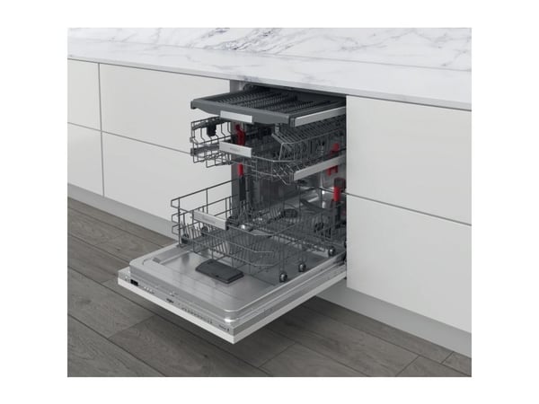 Whirlpool PowerClean WKCIO 3T133 PFE - Oppvaskmaskin - innebygd - Nisje - bredde: 60 cm - dybde: 56 cm - høyde: 82 cm - sølv